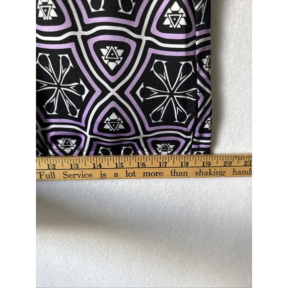 Golftini Pull On Skort Lavender/Black Geometric Size S Dual Pocket Golf Tennis - Picture 5 of 10
